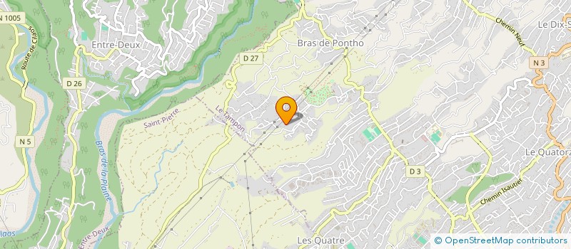 localisation de l'entreprise MONSIEUR JEAN DAMOUR  LE TAMPON