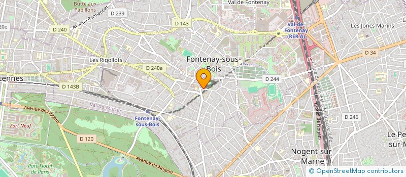 localisation de l'entreprise MONSIEUR JEAN DANEL à FONTENAY-SOUS-BOIS