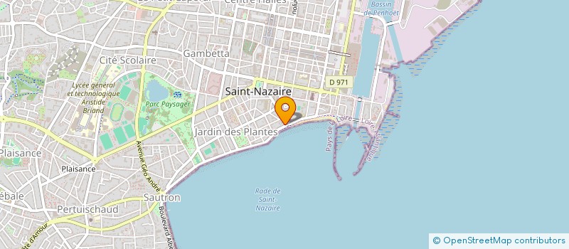 localisation de l'entreprise MONSIEUR JEAN DANET  SAINT-NAZAIRE