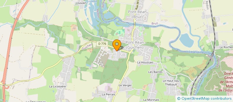 localisation de l'entreprise MONSIEUR JEAN DANEY à GUICHEN