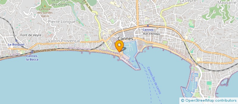 localisation de l'entreprise MONSIEUR JEAN DANI  CANNES