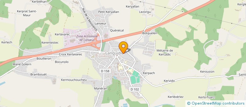 localisation de l'entreprise MONSIEUR JEAN DANIEL à LANGUIDIC