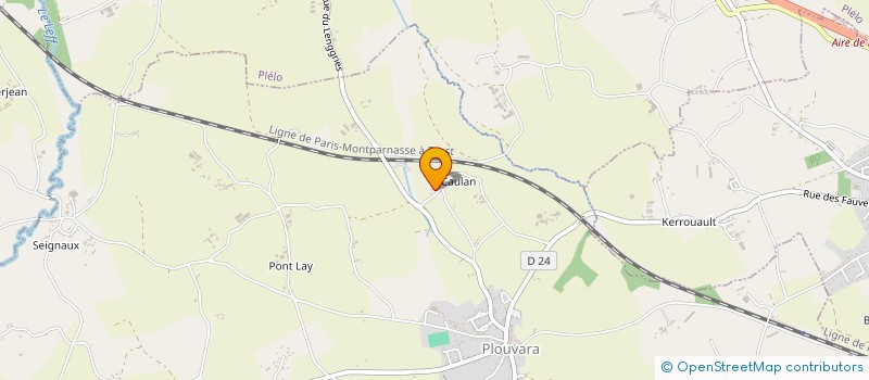 localisation de l'entreprise MONSIEUR JEAN DANIEL à PLOUVARA