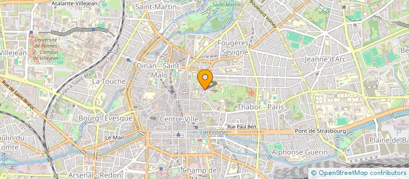 localisation de l'entreprise MONSIEUR JEAN DANIEL  RENNES