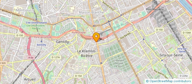 localisation de l'entreprise MONSIEUR JEAN-DANIEL BECACHE  LE KREMLIN-BICETRE