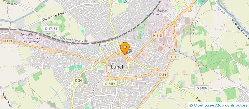 localisation de l'entreprise MONSIEUR JEAN DANIEL BESSAT à LUNEL