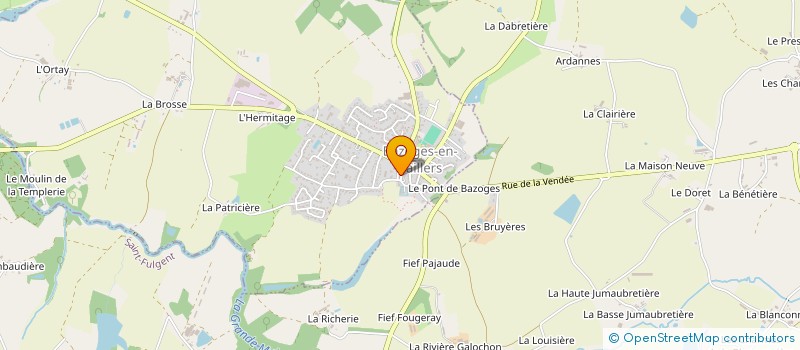 localisation de l'entreprise MONSIEUR JEAN-DANIEL CADOR  BAZOGES-EN-PAILLERS