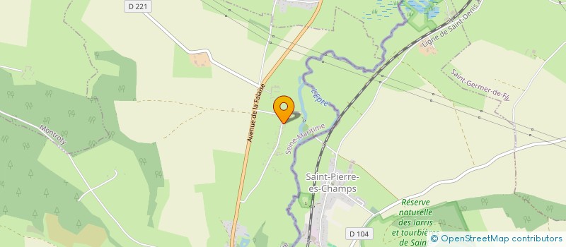 localisation de l'entreprise MONSIEUR JEAN-DANIEL EUGERE  NEUF-MARCHE