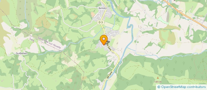 localisation de l'entreprise MONSIEUR JEAN-DANIEL FELICE  SAINT-PEE-SUR-NIVELLE