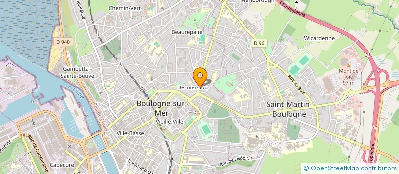 localisation de l'entreprise MONSIEUR JEAN DANIEL HALYSAAK à BOULOGNE-SUR-MER
