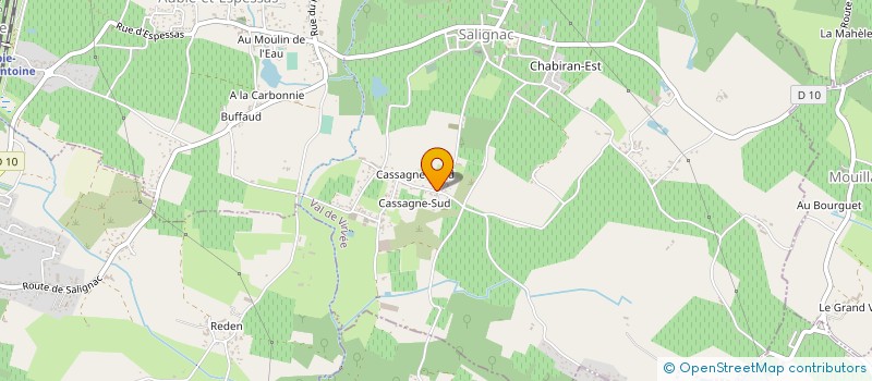 localisation de l'entreprise MONSIEUR JEAN-DANIEL HARRIBEY  VAL DE VIRVEE