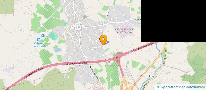 localisation de l'entreprise MONSIEUR JEAN-DANIEL MAITRE  POUSSAN