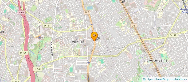 localisation de l'entreprise MONSIEUR JEAN-DANIEL MANNETIER  VILLEJUIF