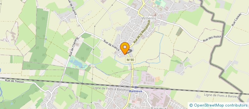 localisation de l'entreprise MONSIEUR JEAN-DANIEL MAZURKIEWICZ  WILLEMS