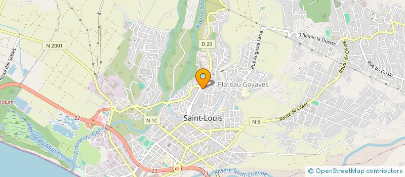 localisation de l'entreprise MONSIEUR JEAN-DANIEL MEDIOGA à SAINT-LOUIS