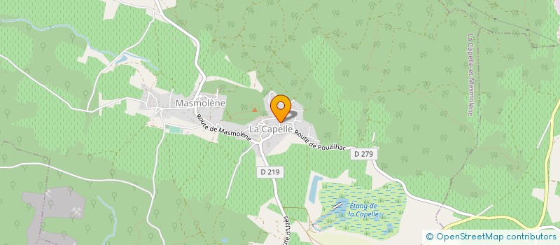 localisation de l'entreprise MONSIEUR JEAN-DANIEL MOINAS  LA CAPELLE-ET-MASMOLENE