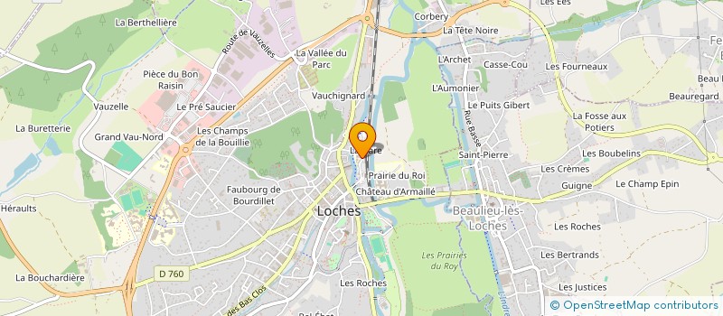 localisation de l'entreprise MONSIEUR JEAN-DANIEL SCHLAUDER  LOCHES