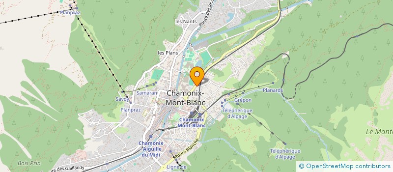 localisation de l'entreprise MONSIEUR JEAN-DANIEL SEIGNOBOS à CHAMONIX-MONT-BLANC