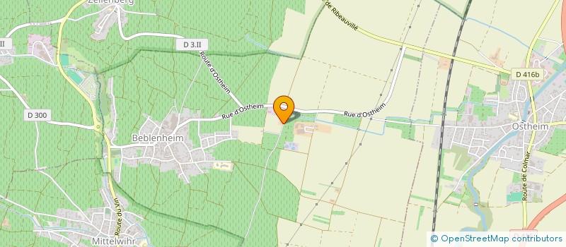 localisation de l'entreprise MONSIEUR JEAN-DANIEL STEIB  BEBLENHEIM