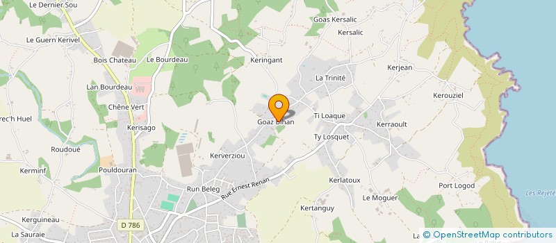 localisation de l'entreprise MONSIEUR JEAN DANIELOU à PLOUHA