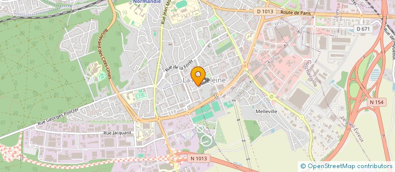 localisation de l'entreprise MONSIEUR JEAN-DANN ROBERT  EVREUX