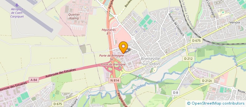 localisation de l'entreprise MONSIEUR JEAN DANRE  BRETTEVILLE-SUR-ODON