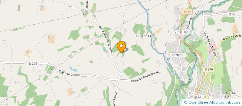 localisation de l'entreprise MONSIEUR JEAN-DANY MULOT  ROMAGNY FONTENAY