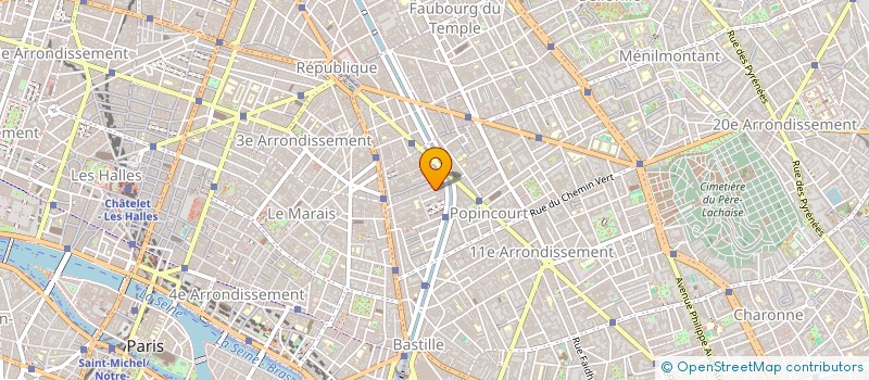localisation de l'entreprise MONSIEUR JEAN DAOUDI à PARIS