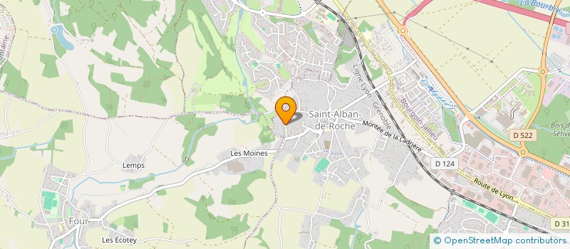 localisation de l'entreprise MONSIEUR JEAN DAPRINI  SAINT-ALBAN-DE-ROCHE