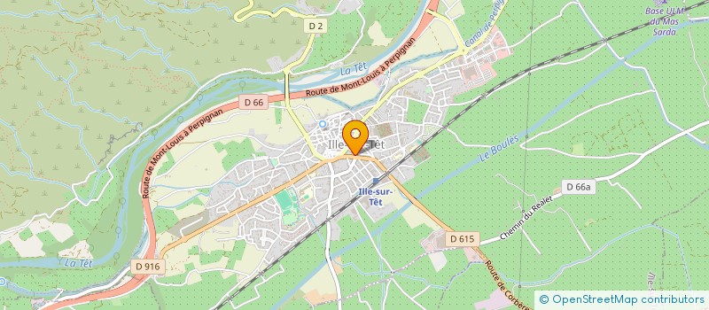 localisation de l'entreprise MONSIEUR JEAN DARAGON  ILLE-SUR-TET