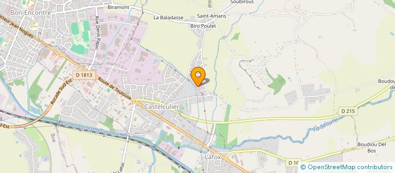 localisation de l'entreprise MONSIEUR JEAN DARDY  CASTELCULIER