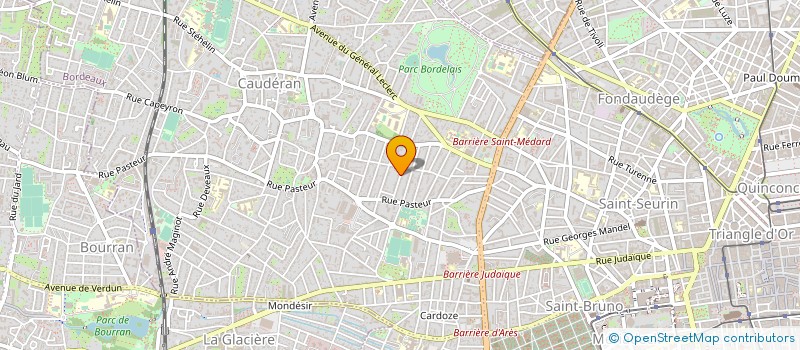 localisation de l'entreprise MONSIEUR JEAN DARETHS  BORDEAUX