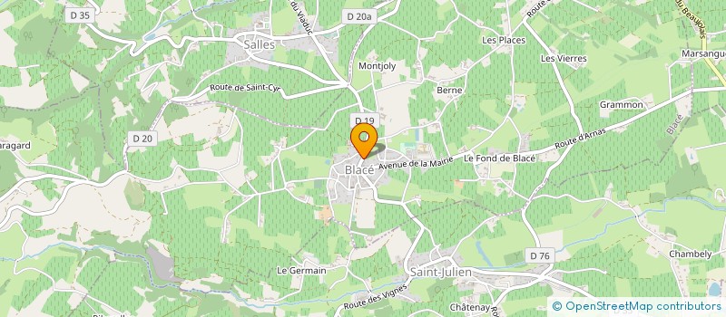localisation de l'entreprise MONSIEUR JEAN DARGAUD à SAINT-ETIENNE-LA-VARENNE