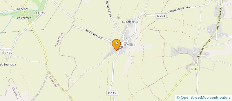 localisation de l'entreprise MONSIEUR JEAN DARNAUD  TAXAT-SENAT