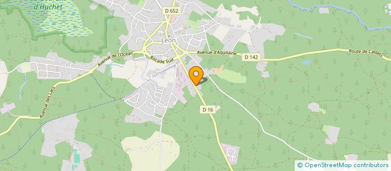 localisation de l'entreprise MONSIEUR JEAN DARNAUDET  LEON