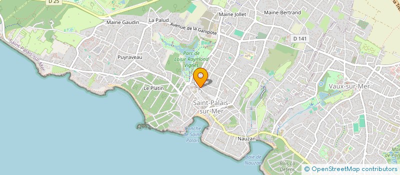 localisation de l'entreprise MONSIEUR JEAN DARRIET  SAINT-PALAIS-SUR-MER