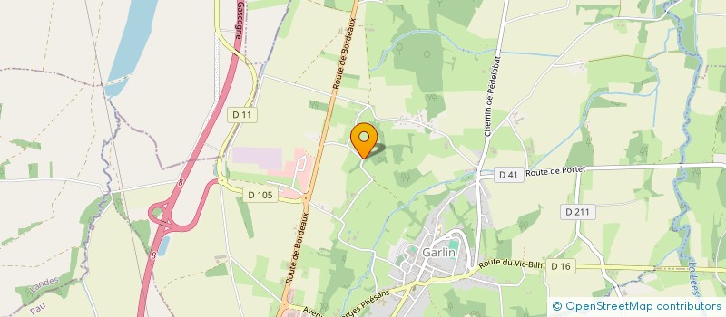 localisation de l'entreprise MONSIEUR JEAN DARTIES  GARLIN