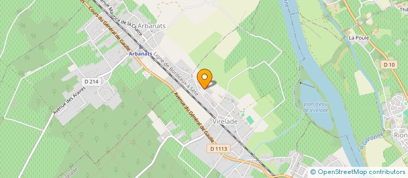 localisation de l'entreprise MONSIEUR JEAN DASSAIN  VIRELADE