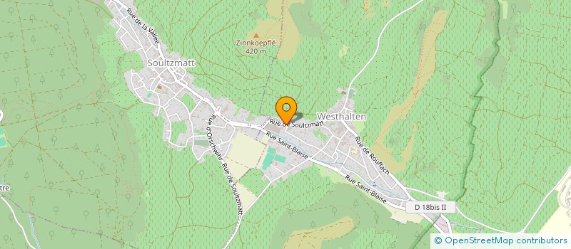 localisation de l'entreprise MONSIEUR JEAN DAUER  WESTHALTEN