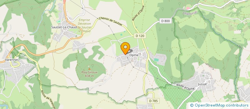 localisation de l'entreprise MONSIEUR JEAN DAUGE  ROMAGNAT