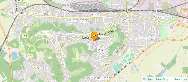 localisation de l'entreprise MONSIEUR JEAN DAULE à LAON