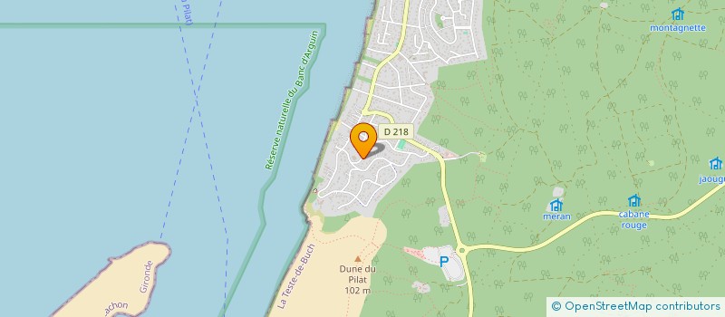 localisation de l'entreprise MONSIEUR JEAN DAURENSAN  LA TESTE-DE-BUCH