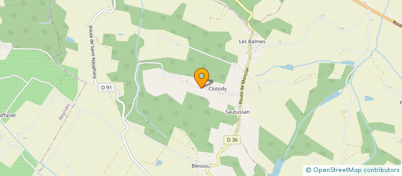 localisation de l'entreprise MONSIEUR JEAN DAURES  VILLEBRUMIER