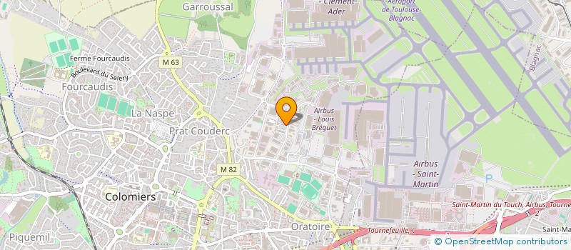 localisation de l'entreprise MONSIEUR JEAN DAVASSE à COLOMIERS