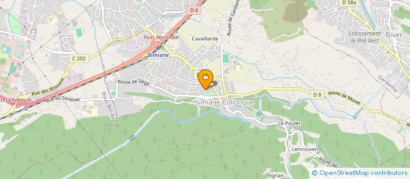 localisation de l'entreprise MONSIEUR JEAN DAVID  SIMIANE-COLLONGUE