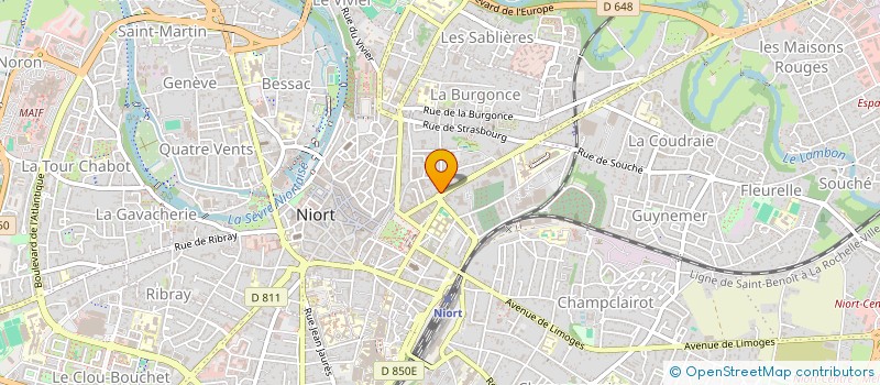 localisation de l'entreprise MONSIEUR JEAN DAVID  NIORT