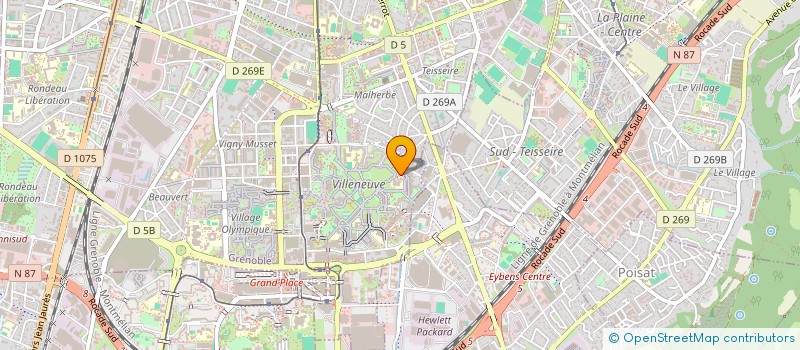 localisation de l'entreprise MONSIEUR JEAN-DAVID BOUCHER  GRENOBLE