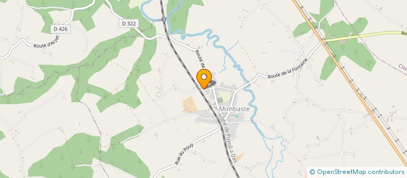 localisation de l'entreprise MONSIEUR JEAN-DAVID DUPOUY  MIMBASTE