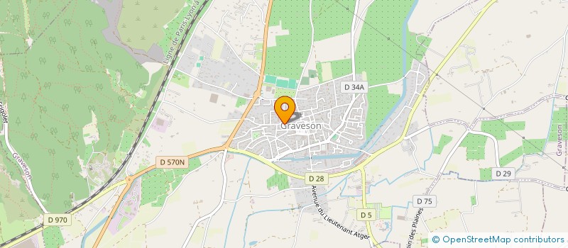 localisation de l'entreprise MONSIEUR JEAN-DAVID FERRAND  GRAVESON