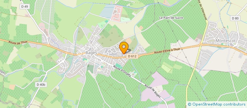 localisation de l'entreprise MONSIEUR JEAN-DAVID FONS  BAGES